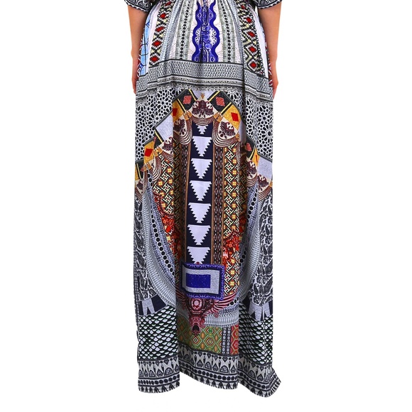 Caftan Dress-Kaftan Coverup Women's Kaftan Dress - Picture 5 of 11